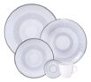 Tramontina Griz Aparelho de Jantar Porcelana Decorada 20 Peças