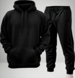 Conjunto Calça e Blusa de Moletom Liso Masculino Unissex