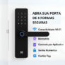 Fechadura Digital Inteligente Biometria Senha Wi-fi