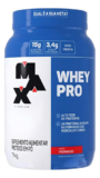 Whey Pro Concentrado Pote 1kg – Max Titanium Sabor Morango
