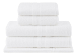 Buddemeyer Jogo de Toalhas Vanilla Extra Soft Banho 5 Peças Branco