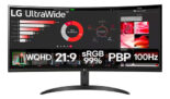 LG Monitor UltraWide 34WR50QC-B 34 Polegadas WQHD Curvo 100Hz