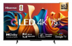 Smart TV 75 Hisense QLED 4K Google TV