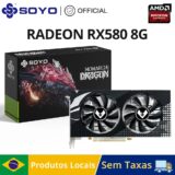 (Armazem Brasil)  SOYO AMD Radeon RX580 8G