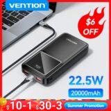 Power Bank Vention 22.5W 20000mAh