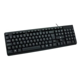 Teclado Rise Mode Office OF 01, USB, ABNT, com Teclado Numérico, Preto – RM-TC-01-FB